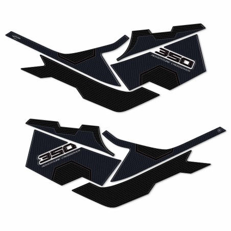 Adesivi 3D Protezioni Boomerang laterali compatibili con Honda ADV350 2022-2023