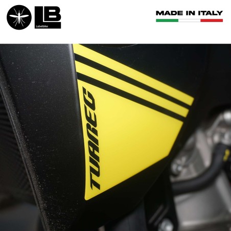 Adesivi 3D Protezioni Deflettori moto compatibili con Aprilia Tuareg 660 2022-23