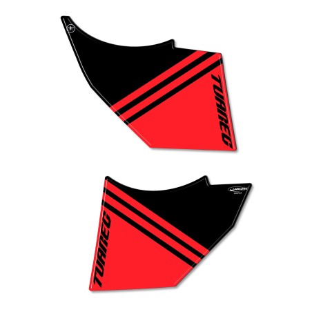 Adesivi 3D Protezioni Deflettori moto compatibili con Aprilia Tuareg 660 2022-23