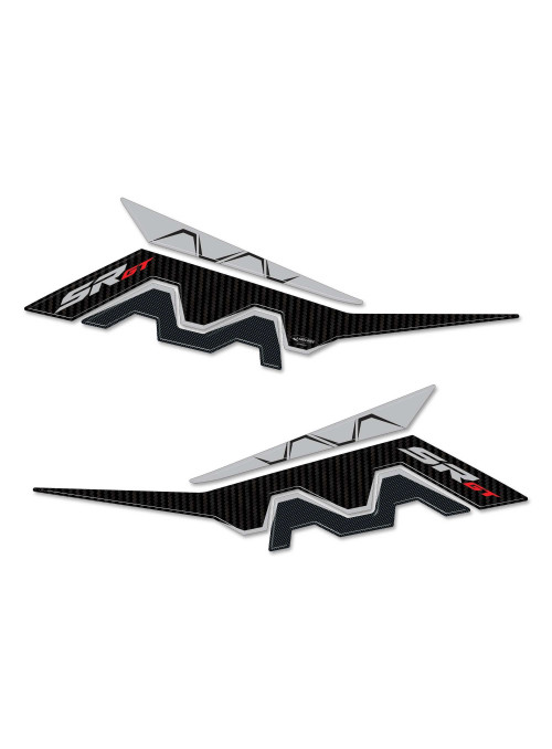 3D-Seitenprotektoraufkleber kompatibel mit Aprilia SR GT 125 und 200 2