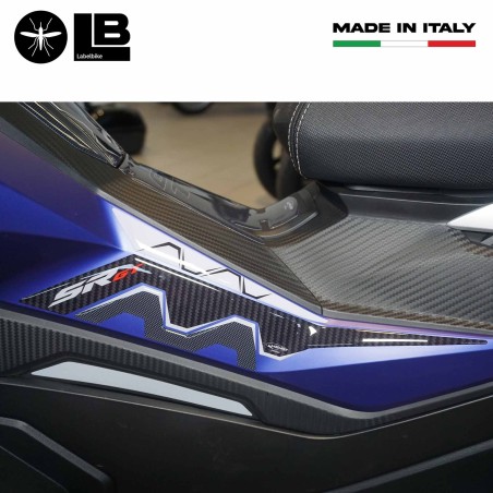 Adhesivos de protección lateral 3D compatibles con Aprilia SR GT 125 y 200