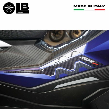 Adhesivos de protección lateral 3D compatibles con Aprilia SR GT 125 y 200