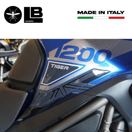 Adesivi 3D Protezioni laterali compatibili con Triumph Tiger 1200 GT e GT Pro