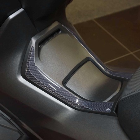 Adhesivos de protección lateral 3D Reposapiés delantero compatible con Honda Forza 300