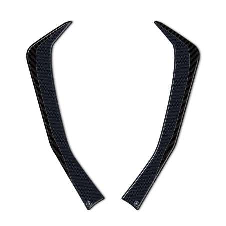 Adhesivos de protección lateral 3D Reposapiés delantero compatible con Honda Forza 300
