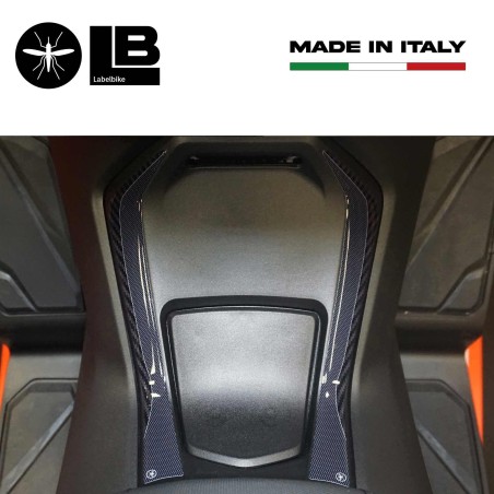 Adhesivos de protección lateral 3D Reposapiés delantero compatible con Honda Forza 300