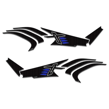 Adhesivos protectores laterales de scooter 3D compatibles con Yamaha Xmax 125-300 2023