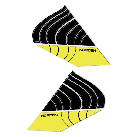 Pegatinas 3D Protectores laterales de depósito compatibles con Husqvarna Norden 901
