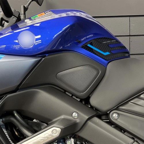 Adesivi 3D Protezioni Laterali serbatoio compatibili con Yamaha Mt125 2020-2023