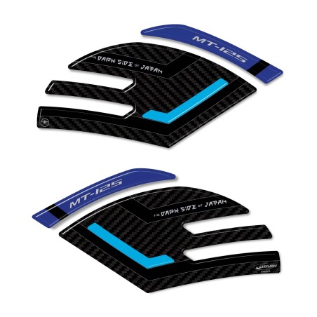 Adesivi 3D Protezioni Laterali serbatoio compatibili con Yamaha Mt125 2020-2023