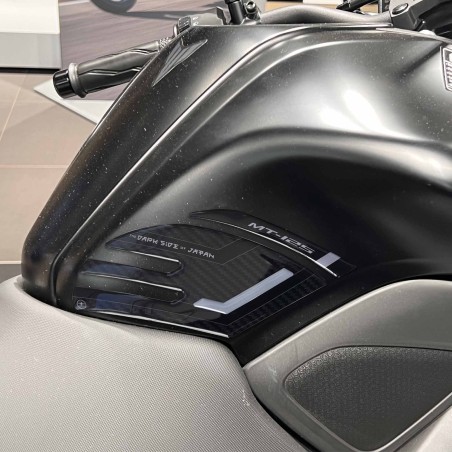 Adesivi 3D Protezioni Laterali serbatoio compatibili con Yamaha Mt125 2020-2023
