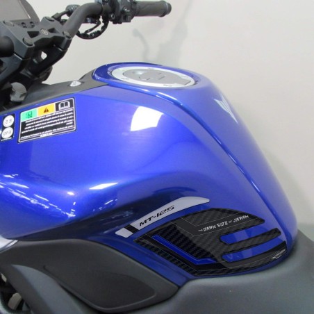 Adesivi 3D Protezioni Laterali serbatoio compatibili con Yamaha Mt125 2020-2023