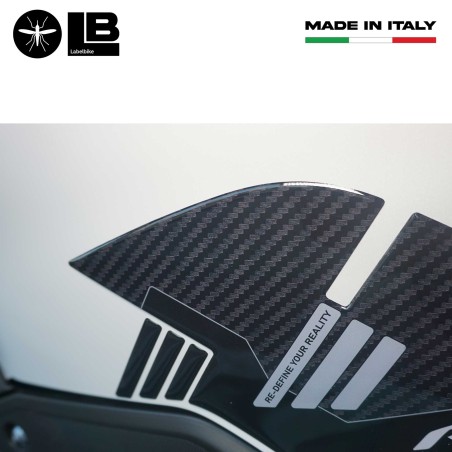Stickers 3D protections latérales de réservoir compatibles avec Yamaha R125 2019-2025