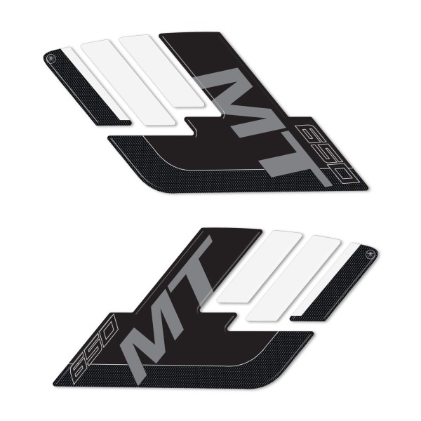 Adhesivos 3D de protección lateral del depósito de moto compatibles con CFMOTO 650MT