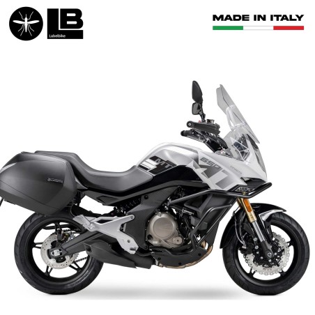 3D motorcycle tank side protection stickers compatible with CFMOTO 650MT