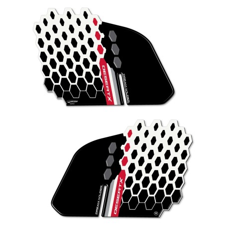 Pegatinas 3D Protectores laterales de depósito de moto compatibles con Ducati DesertX