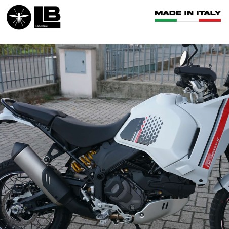 Pegatinas 3D Protectores laterales de depósito de moto compatibles con Ducati DesertX