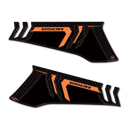 Adesivi 3D Protezioni laterali serbatoio moto compatibili con Honda CBR 650 R