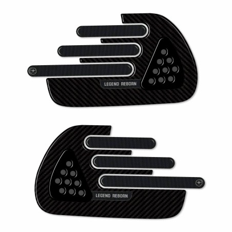 Adesivi 3D protezioni laterali serbatoio moto compatibili con Yamaha XSR900 2022
