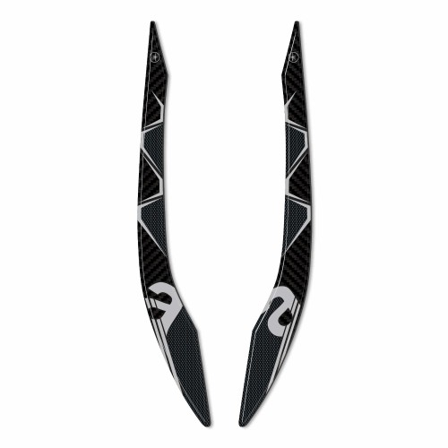 Selbstklebende 3D-Protektoren Griffe kompatibel mit Aprilia SR GT 125 und 200 2