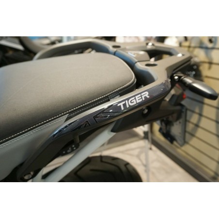Adesivi 3D protezioni maniglie compatibili con moto Triumph Tiger 850 900 1200