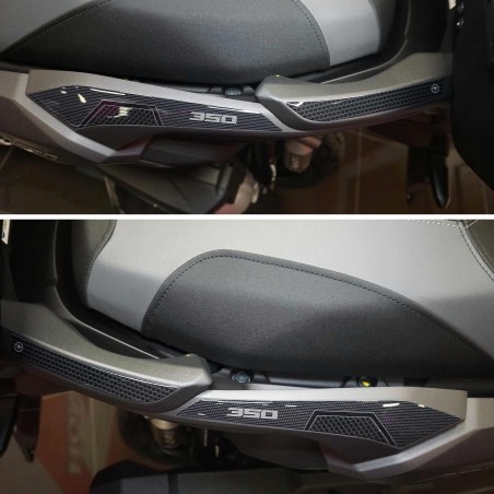 Adesivi 3D Protezioni maniglie con bauletto compatibili con Honda ADV350 2022-23