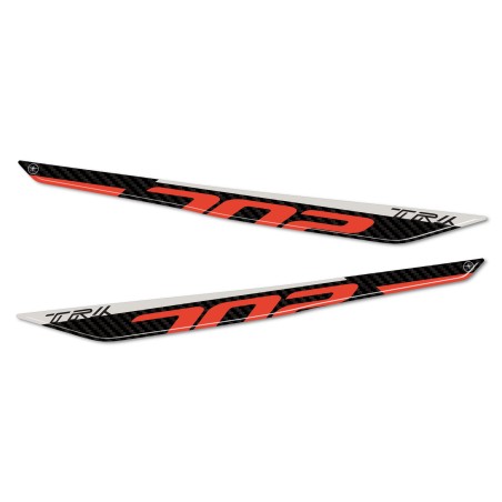 Adesivi 3D protezioni Maniglie moto compatibili con Benelli TRK 702 e 702X