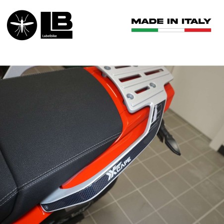 Adesivi 3D Protezioni maniglie passeggero compatibili con Moto Morini X-CAPE