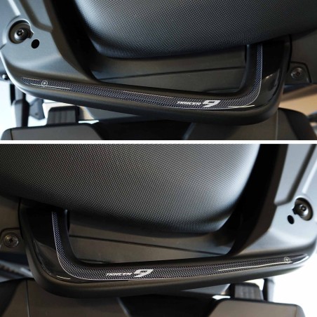 3D-Aufkleber zum Schutz des Beifahrergriffs, kompatibel mit Yamaha Tracer 9 2021
