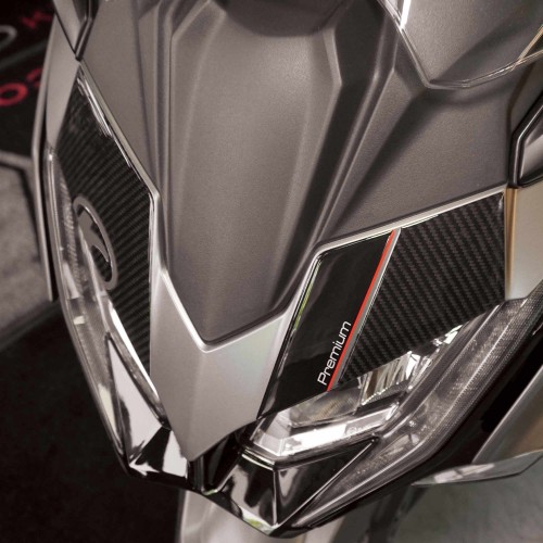 Adhesivos 3D para protectores frontales de scooter compatibles con Kymco Ak550 Premium