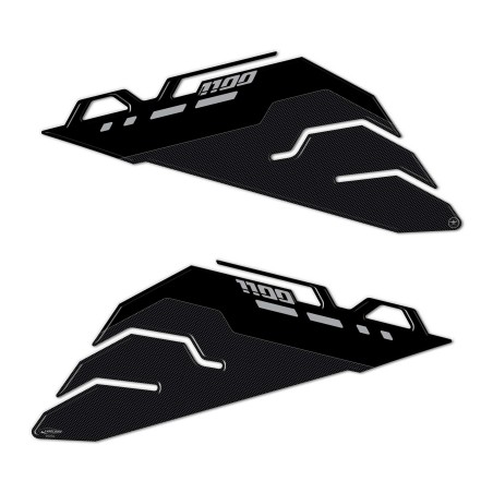 Adesivi 3D Protezioni pance laterali moto compatibili con Honda Nt1100 2022-2023