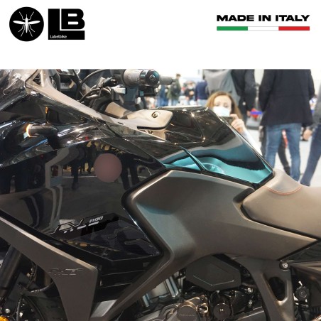 Adesivi 3D Protezioni pance laterali moto compatibili con Honda Nt1100 2022-2023