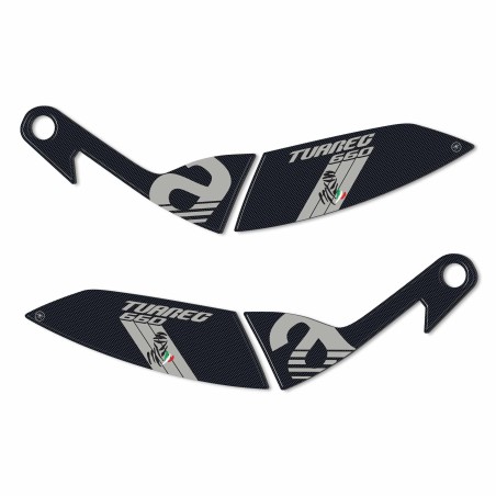 Adesivi 3D Protezioni Paramani compatibili con Aprilia Tuareg 660 2022-2023
