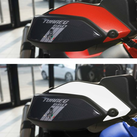 Adesivi 3D Protezioni Paramani compatibili con Aprilia Tuareg 660 2022-2023