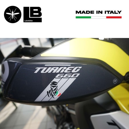 Adesivi 3D Protezioni Paramani compatibili con Aprilia Tuareg 660 2022-2023
