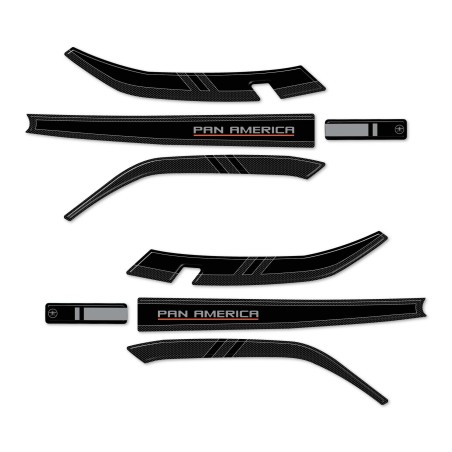 Pegatinas 3D Guardamanos compatibles con Harley Davidson Pan America