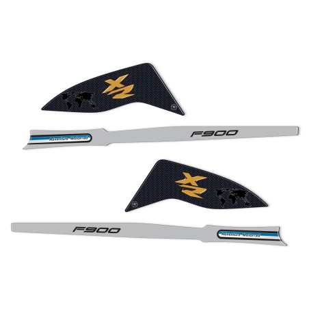 3D handguard stickers compatible with BMW F 900 XR 2020-2025 motorbikes