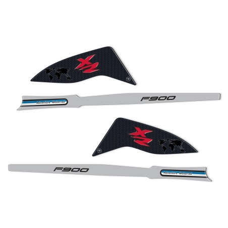 3D handguard stickers compatible with BMW F 900 XR 2020-2025 motorbikes