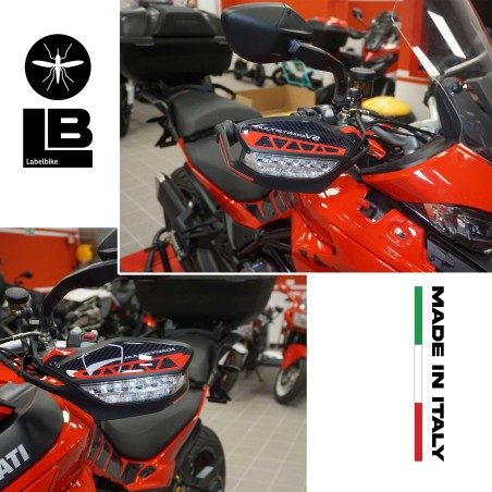 Adhesivos 3D Protecciones Paramanos compatibles con motos Ducati Multistrada V2 2022
