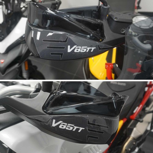 Adesivi 3D Protezioni Paramani compatibili con Moto Guzzi V85 TT 2019 - 2023