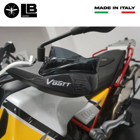 Adesivi 3D Protezioni Paramani compatibili con Moto Guzzi V85 TT 2019 - 2023