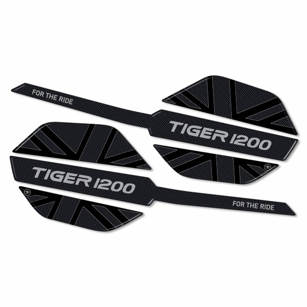 Adesivi 3D Protezioni Paramani compatibili con Triumph Tiger 1200 GT e Rally
