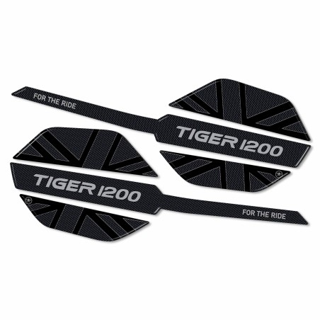 Adesivi 3D Protezioni Paramani compatibili con Triumph Tiger 1200 GT e Rally