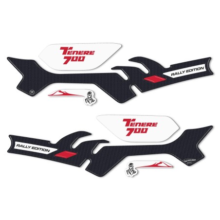 Adesivi 3D Protezioni Paramani compatibili con Yamaha Tenere 700 Rally Edition 2022