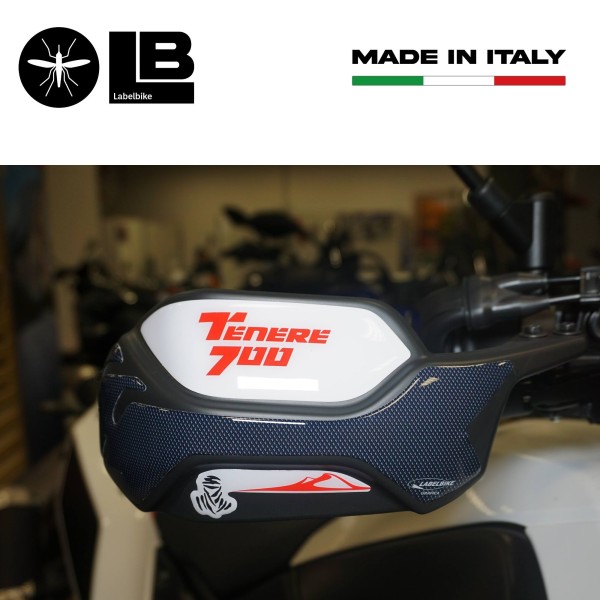 Adesivi 3D Protezioni Paramani compatibili con Yamaha Tenere 700 Rally Edition 2022