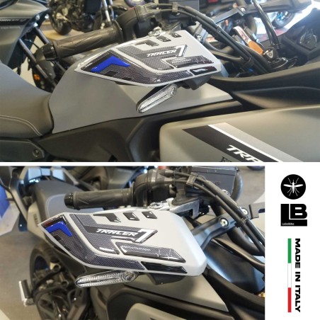 Adesivi 3D Protezioni Paramani moto compatibili con Yamaha Tracer 7 2021-2024