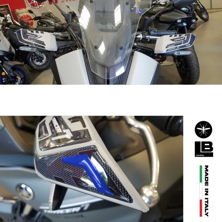 Adesivi 3D Protezioni Paramani moto compatibili con Yamaha Tracer 7 2021-2024