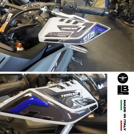 Adesivi 3D Protezioni Paramani moto compatibili con Yamaha Tracer 7 2021-2024