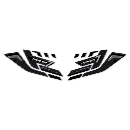 Adesivi 3D Protezioni Paramani moto compatibili con Yamaha Tracer 7 2021-2024