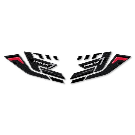 Adesivi 3D Protezioni Paramani moto compatibili con Yamaha Tracer 7 2021-2024